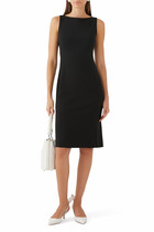 Flared Dress in Admiral Crepe