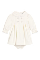 Kids Smooth Velvet Culottes Dress
