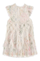 Kids Pompadour Garden Tulle Dress