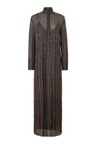  Partialized Sequinned Knit Dress 