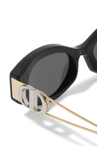 30Montaigne B6I Black Butterfly Sunglasses