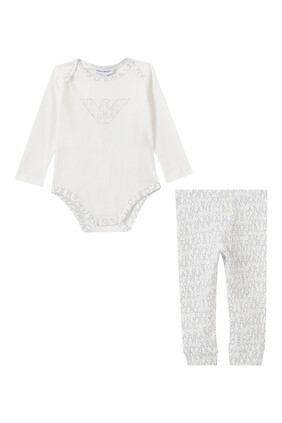 Kids EA Logo T-Shirt & Joggers Set