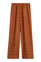 Monogram Silk PJ Bottoms