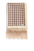 Chamber Silk Bandeau Scarf with Fringe