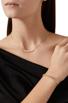 Barq Marquise Small Bangle, 18K Yellow Gold & Diamonds