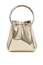 Bon Bon Gold Mirror Fabric Mini Bag