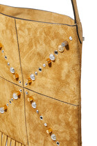 Nellcôte Suede Shoulder Bag with Fringes