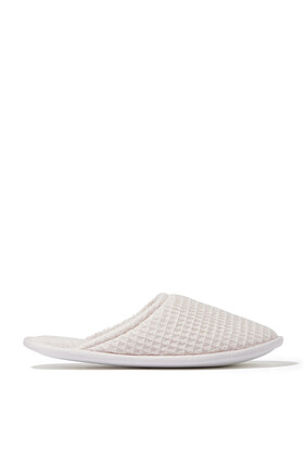 Waffle Towelling Slippers