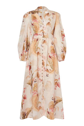Ascension Plunge Midi Dress