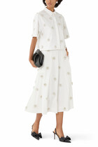 Novanna Embellished Midi Skirt