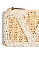Viva Superstar Synthetic Raffia Pouch
