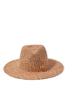 Logo-Appliqué Fedora Hat
