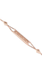 Oud Turath Bracelet, 18k Pink Gold & Mother-of-Pearl, Diamonds