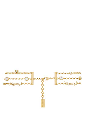 Cassandre Crystal Multi-Chain Bracelet