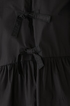 Peplum Tie Blouse