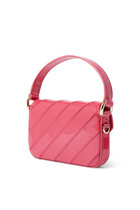 Small Wave Patent Leather Shoulder Bag