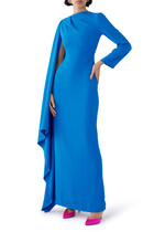 Lydia Cape Sleeve Maxi Dress