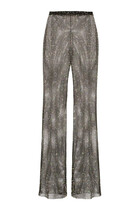 Rhinestone Mesh Pants