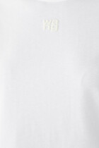 Essential JSY Shrunk with Puff Logo and Bound Neck T-Shirt