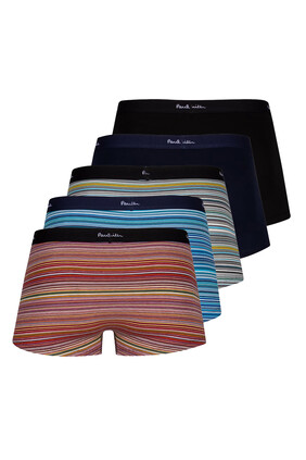 Logo-Waistband Briefs, Set of 5