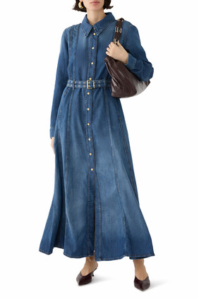 Denim Maxi Dress