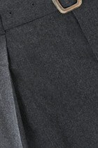 Wool Wide Leg Pants