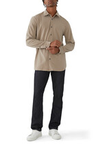 Micro EA Text Logo Long Sleeves Shirt