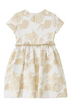 Kids Satin Rose Dress