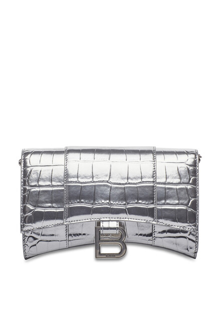 Hour Glass Wallet Chain Bag