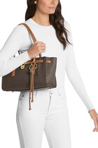 Hamilton Moderne Small Signature Logo Satchel