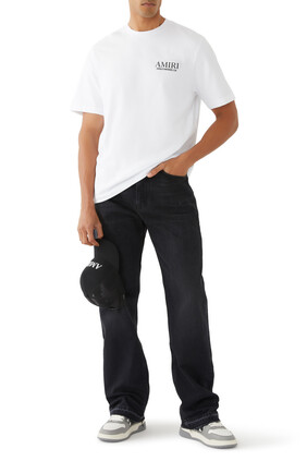 Release Hem Straight Jeans