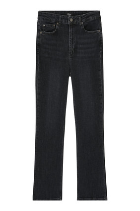 Sunset Crop Slim Flared Jeans 
