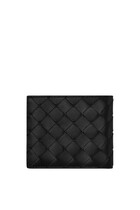 Intrecciato Bi-Fold Wallet with Coin Purse