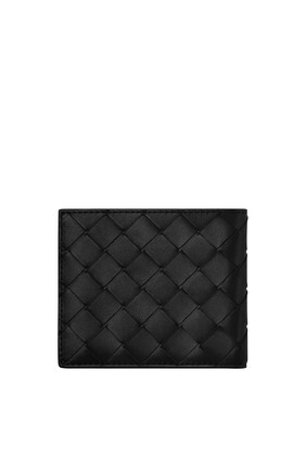Intrecciato Bi-Fold Wallet with Coin Purse