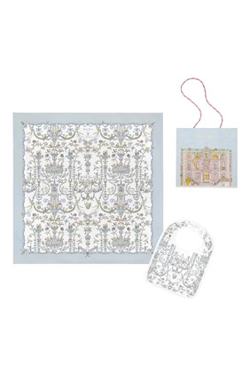 Kids Carré and Satin Bib Set