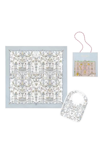 Kids Carré and Satin Bib Set