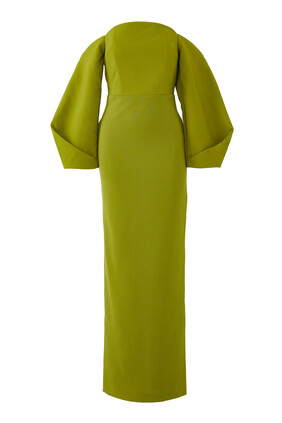 Lotta Crêpe Evening Gown