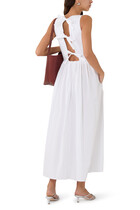 Tie Back Midi Dress
