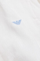 Kids Linen Button Up Shirt