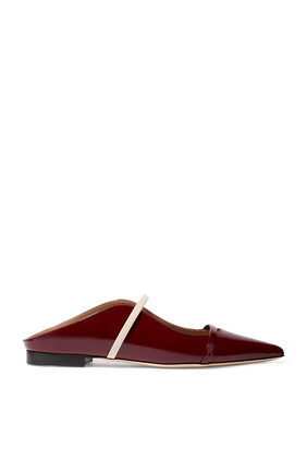 Maureen Leather Flat Mules 