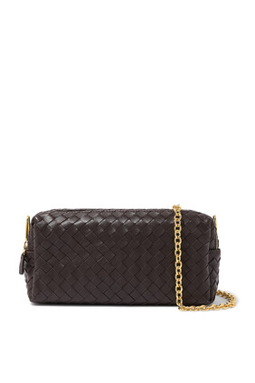Trousse Chain Woven Leather Bag