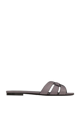Tribute Flat Leather Mules