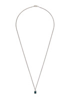 Valor Blue Topaz Necklace, Sterling Silver & Semi Precious Stone