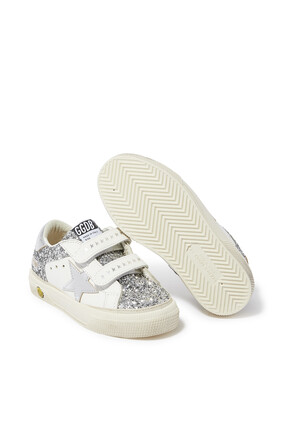 Kids May School Glitter Sneakers