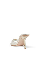 Nicole Mesh Embellished 80 Mules