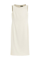 Flared Dress in Admiral Crepe