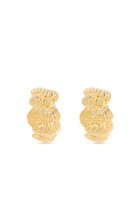 Chunky Earrings, 18K Yellow Gold Vermeil on Recycled Sterling Silver