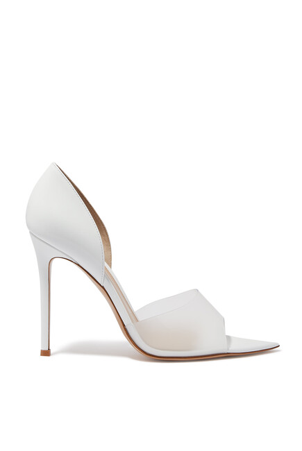 Bree 105 Plexi Open Toe Pumps