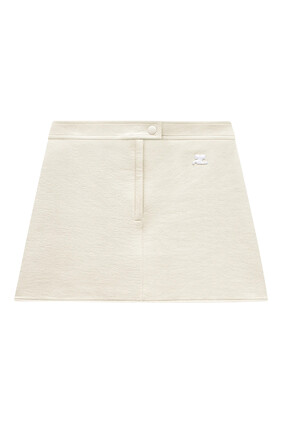Reedition Vinyl Mini Skirt