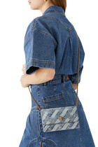 Kensington Small Chain Denim Wallet